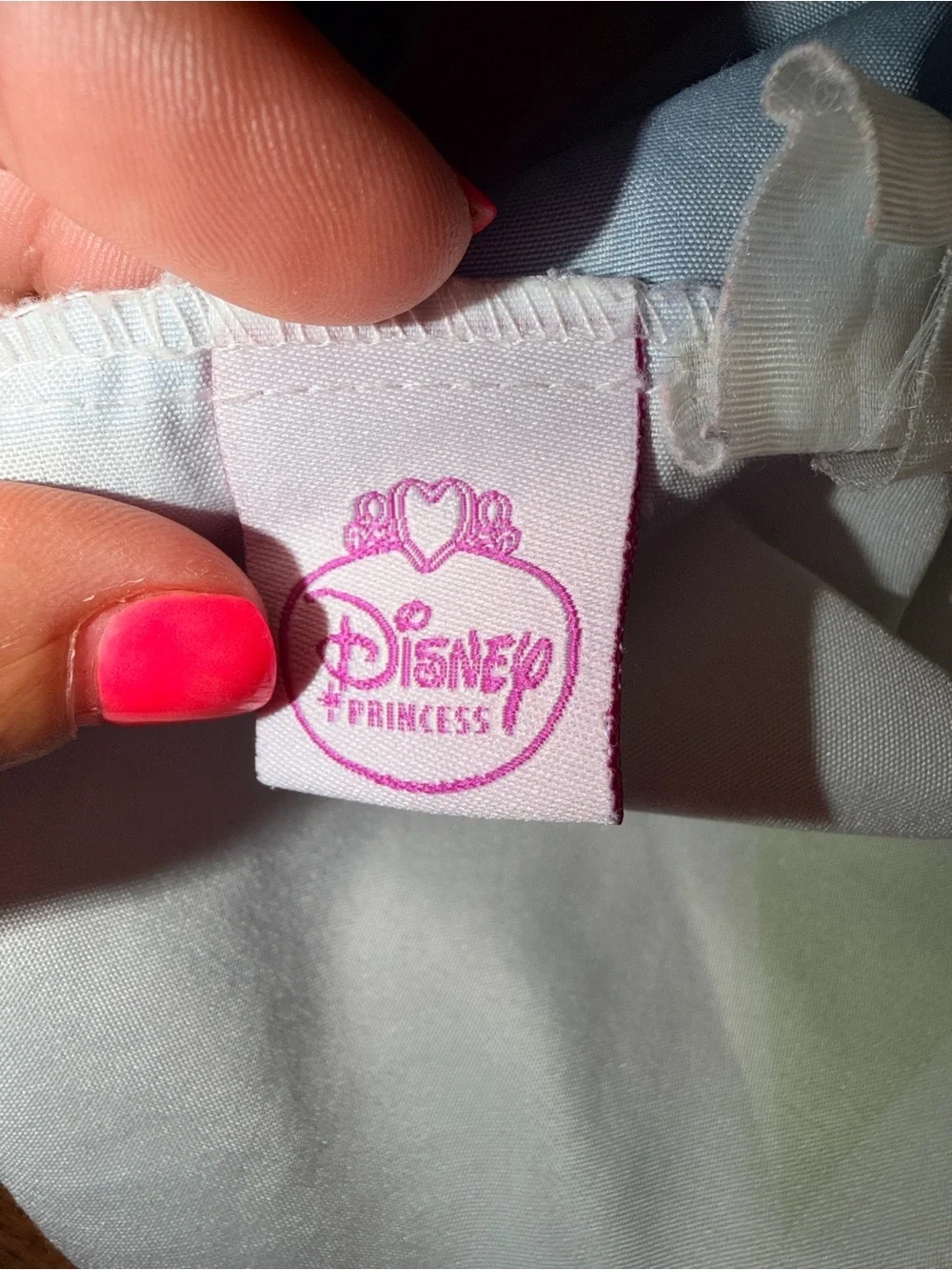 Vintage Y2K Disney Princess Twin Bed Sheet Set 3pc Pink Stripe Fabric DIY Sewing